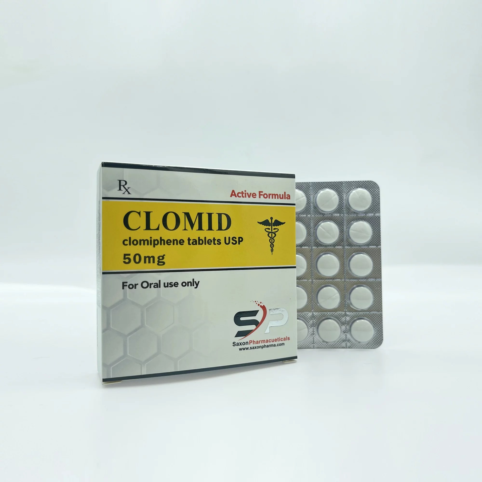 1-7407 Clomid 50mg / 50 tabs Saxon Pharmaceuticals