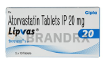Lipvas 20 mg Cipla